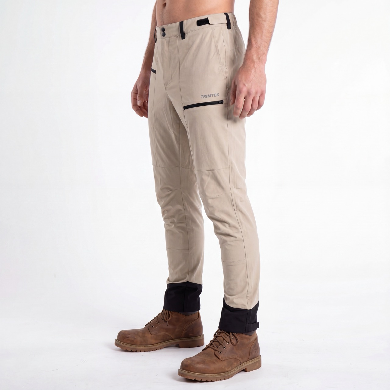 Mens Lightweight Hiking Pants Stylish Panel Breathable Trekking Trousers