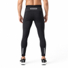 Mens Compression Baselayer Reflective Trims Active Slim Fit Pants