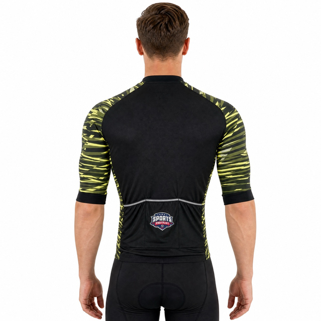 Digital Print Short-sleeved Middle Weight Cycling Jersey