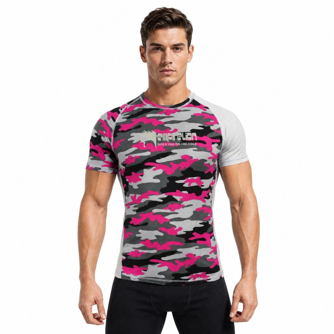 Mens Boys Print Rock Climbing T-shirts