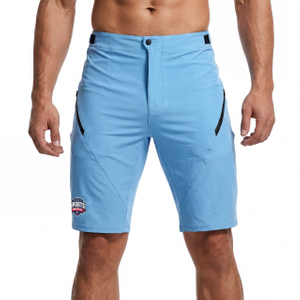 Mens Cycling Hikiing Zipper Pockets Short