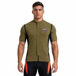 Mens Tapeed Reflective Trims Cycling Jersey