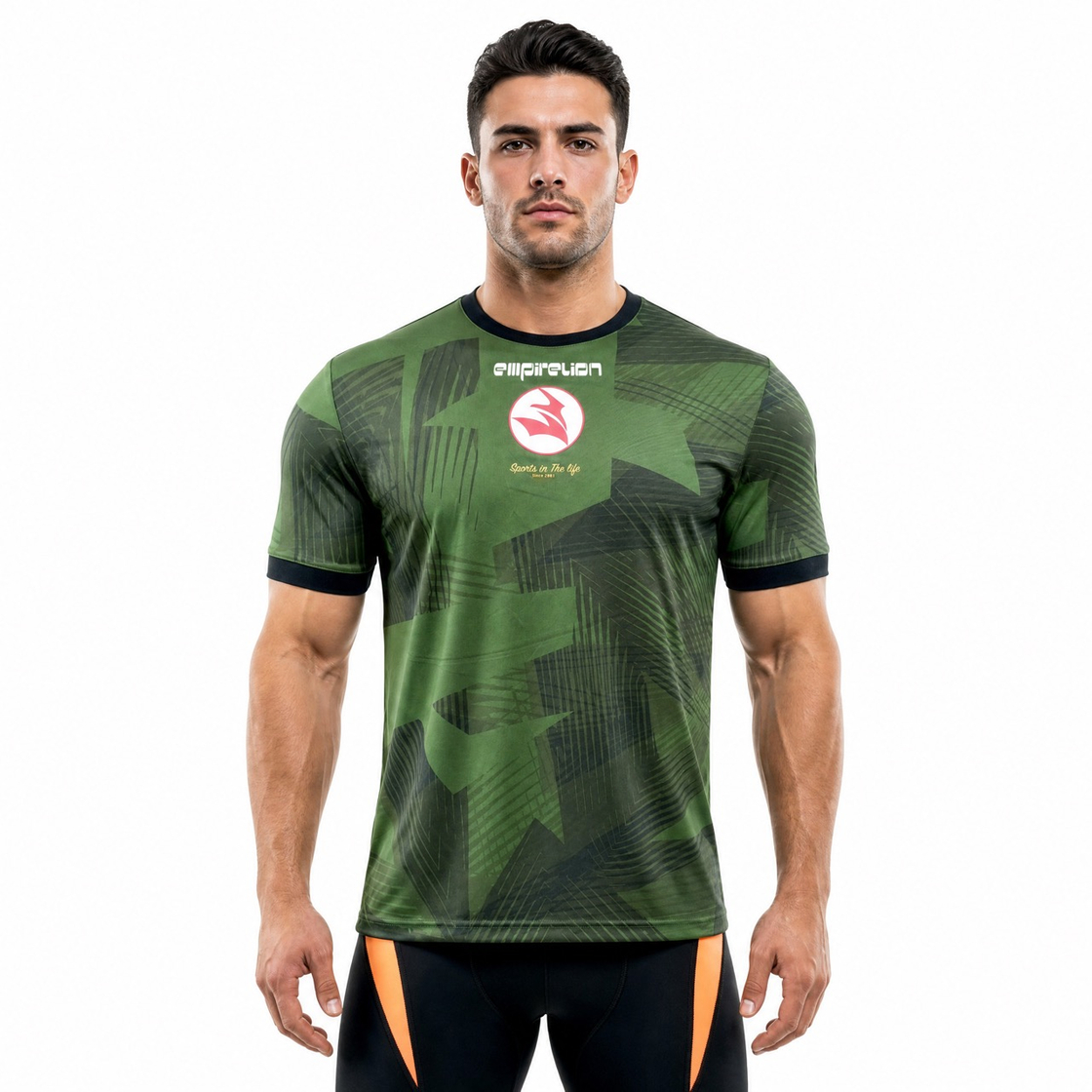 Mens Allover Print Logo T-shirt