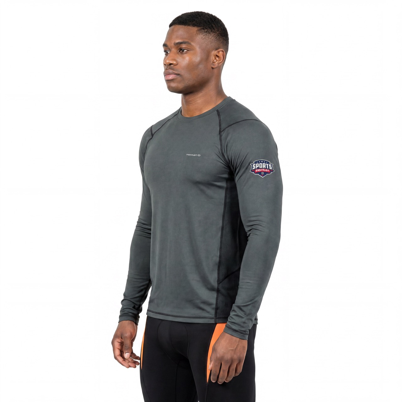 Base Layer Mesh Panels Long Sleeve Top 